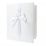 Альбом для фотографий (свадебный) "Белый танец" (28*33*4,5см.) на 240 фотографий (10*15см.) + 3-и магнитных листа (23*31,5см.) (подарочная упаковка)  809203