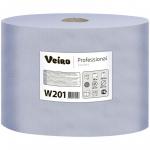 Протирочная бумага в рулонах Veiro Professional "Comfort", 2-х слойн., 350м/рул, синий W201