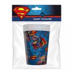 Superman. Набор бумажных стаканов-1, 6 шт*250 мл