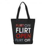 1-58 Молодёжная сумка Flirt open/черный