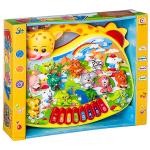 Игрушка пласт., музыкальная, ЗОО синтезатор, BOX 29x6 см