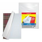 Набор пластиковых обложек Erich Krause Fizzy Clear для контурных карт, атласов и тетрадей A4, 306х426мм, 50 мкм (пакет 10 шт.)