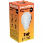 Лампа светодиодная СТАРТ ECO LED GLS E27 7W30: ECOLEDGLSE27 7W30