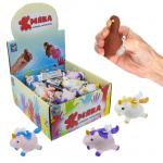 1TOY Какуны, жмяка единорог на брелке, 3 цвета, 24шт.