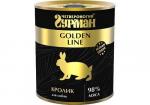 Четвероногий Гурман Golden 340г конс д/соб кролик натуральный в желе
