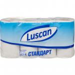 Бумага туалетная Luscan Standart 2-слойная белая (8&nbsp-рулонов в&nbsp-упаковке)
