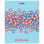 Дневник 1-11 класс 40 л., твердый, BRAUBERG, глянцевая ламинация, "На позитиве", 106037