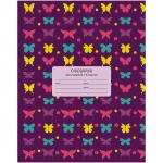 Дневник для младших классов, 48 л., твердый переплет. "Разноцветные бабочки"