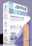 Лейкопластырь бактерицидный АРМА 25х72мм, полимерный телесный №20/60пач/1200шт