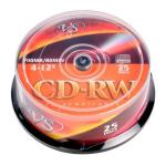 Диск CD-RW VS 700 Мб 4-12х CB/25 №VSCDRWCB2501