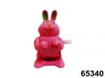 Заводная игрушка Розовый Кролик (прыгает)
