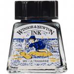 Тушь Winsor&Newton для рисования, ультрамариновый, флакон c пипеткой 14мл