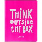 Дневник 1-11 кл. 48л. (твердый) "Outside the box. Pink", иск.кожа,вырубка, глиттер,тон. блок,ляссе