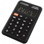 Калькулятор карманный Citizen LC-210NR, 8 разр., питание от батарейки, 64*98*12мм, черный. LC-210NR