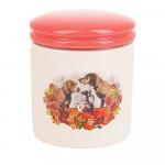 Банка для сыпучих продуктов "Встреча" d=10см. h=12см.  v=450мл. (подарочная упаковка) 1010137