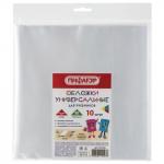 Обложки ПЭ для учебников ПИФАГОР, комплект 10 шт., универсальные, 60 мкм, 233х450 мм, 227426