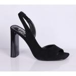 !L0021-01-1А черный (Т/Иск.кожа) Туфли летние открытые женские