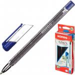 Ручка шариковая неавтоматическая KORES К11 M (1мм) треугольный корпус, масляная, синяя