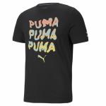Graphic Tee Summer Streetwear Puma Black