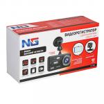 NG Видеорегистратор Full HD с 2 камерами, 150 гр, дисплей 4, Micro-SD, 12/24 В 3.4М, пластик