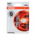 Автолампа галогеновая OSRAM H1 12V, 55W, P14.5s, блистер, 1 шт.