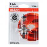 Автолампа галогеновая OSRAM H4 12V, 60/55W, P43t-38, блистер, 1 шт.