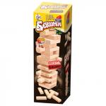 Игра настольная "Царь башня mini", неокрашенные деревянные блоки, 10 КОРОЛЕВСТВО, 2791