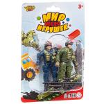 Набор игрушек военный с 2солдатиком, серия  Мир micro Игрушек, CRD 13,5x20x3,5 см, арт.M7606