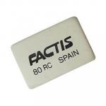 Ластик FACTIS 80 RC (Испания), 28х20х7 мм, белый, прямоугольный, синтетический каучук, CNF80RC