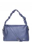 Сумка АННЕТА INDIGO кожа флотер металлик синий