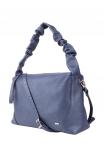 Сумка АННЕТА INDIGO кожа флотер металлик синий