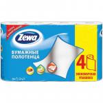Полотенца бумажные ZEWA 2сл, 4рул/упак, белые: 144099