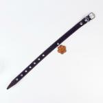 Ошейник кожаный однослойный