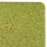 Ежедневник датированный 2022 А5 138x213мм BRAUBERG Sparkle, блестки, зеленый, 112827