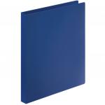 Папка на 4 кольцах STAFF, 25мм, синяя, до 170 листов, 0,5мм, 225724
