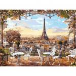 Картина по номерам 40х50 см ОСТРОВ СОКРОВИЩ "Париж", на подрамнике, акрил, кисти, 662466