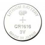 Батарейка GP Lithium (отрывной блок), CR1616, литиевая, 1 шт, блистер, CR1616-7C5