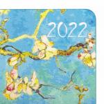 Ежедневник датированный 2022 А5 138x213мм BRAUBERG Vista, под кожу, Цветущий Миндаль, 112841