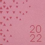 Ежедневник датированный 2022 А5 138x213мм BRAUBERG Glance, под кожу, розовый, 112816