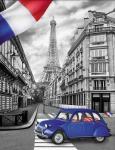 Автомобиль на улице Парижа