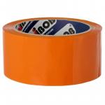 Клейкая лента упаковочная Unibob, 48мм*66м, 45мкм, оранжевая. 30274