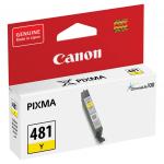Картридж струйный CANON (CLI-481Y) для PIXMA TS704/TS6140, желтый, ресурс 257 страниц, ориг.