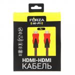 FORZA Кабель HDMI, 4K, 3м, 10,2 Гбит/с, медь, пластик