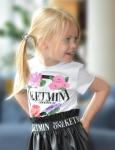 Детская футболка для девочки KETMIN Collection цв.Белый
