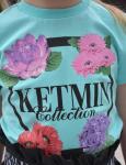 Детская футболка для девочки KETMIN Collection цв.Бирюза