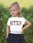 Детская футболка для девочки KETMIN PARADISE цв.Белый