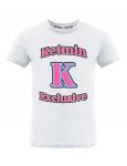 Детская футболка KETMIN Exclusive цв.Белый/розовый