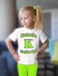 Детская футболка KETMIN Exclusive цв.Белый/салатовый