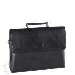 Портфель мужской кожаный 1152-4H black Heanbag