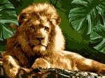 Картина по номерам Мудрый лев 40 х 50 см